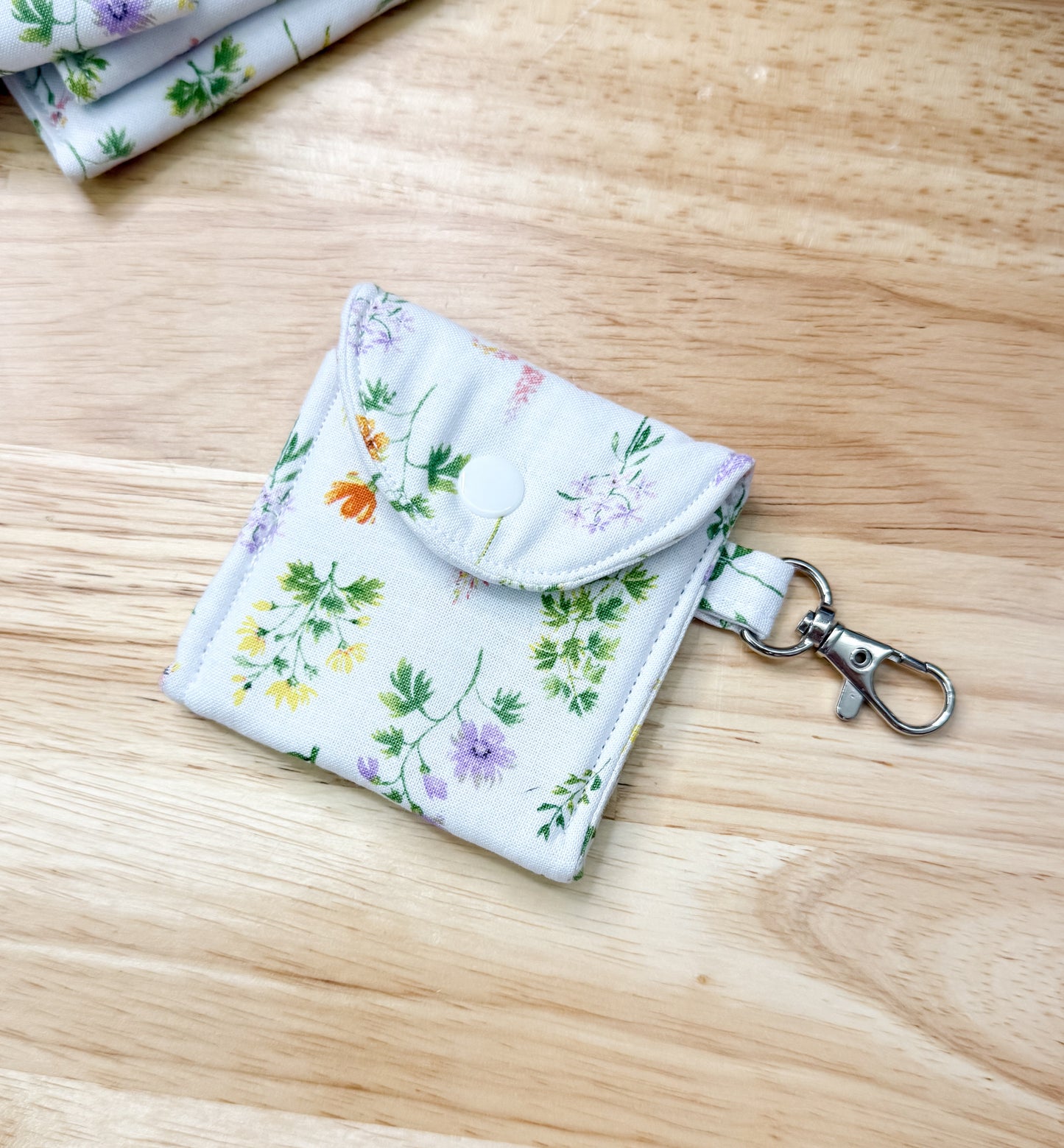 Boho Wildflower AirPods Case Keychain