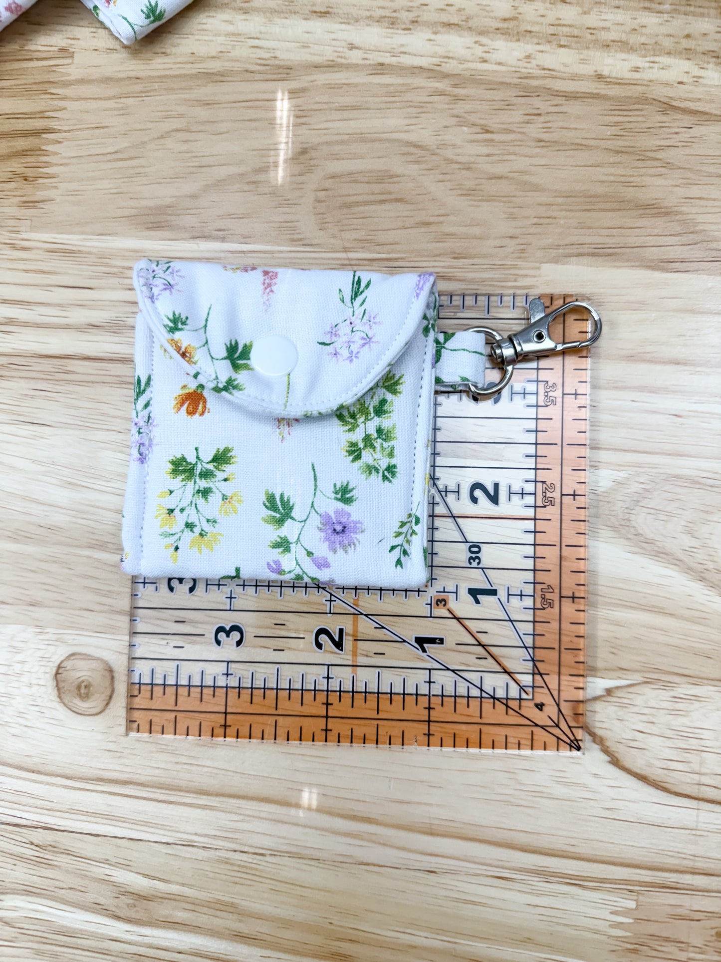 Boho Wildflower AirPods Case Keychain