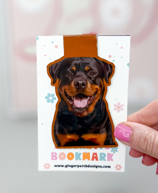 Rottweiler Magnetic Bookmark