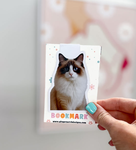 Ragdoll Cat Magnetic Bookmark