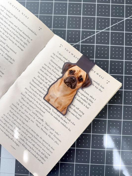 Pugle Dog Magnetic Bookmark