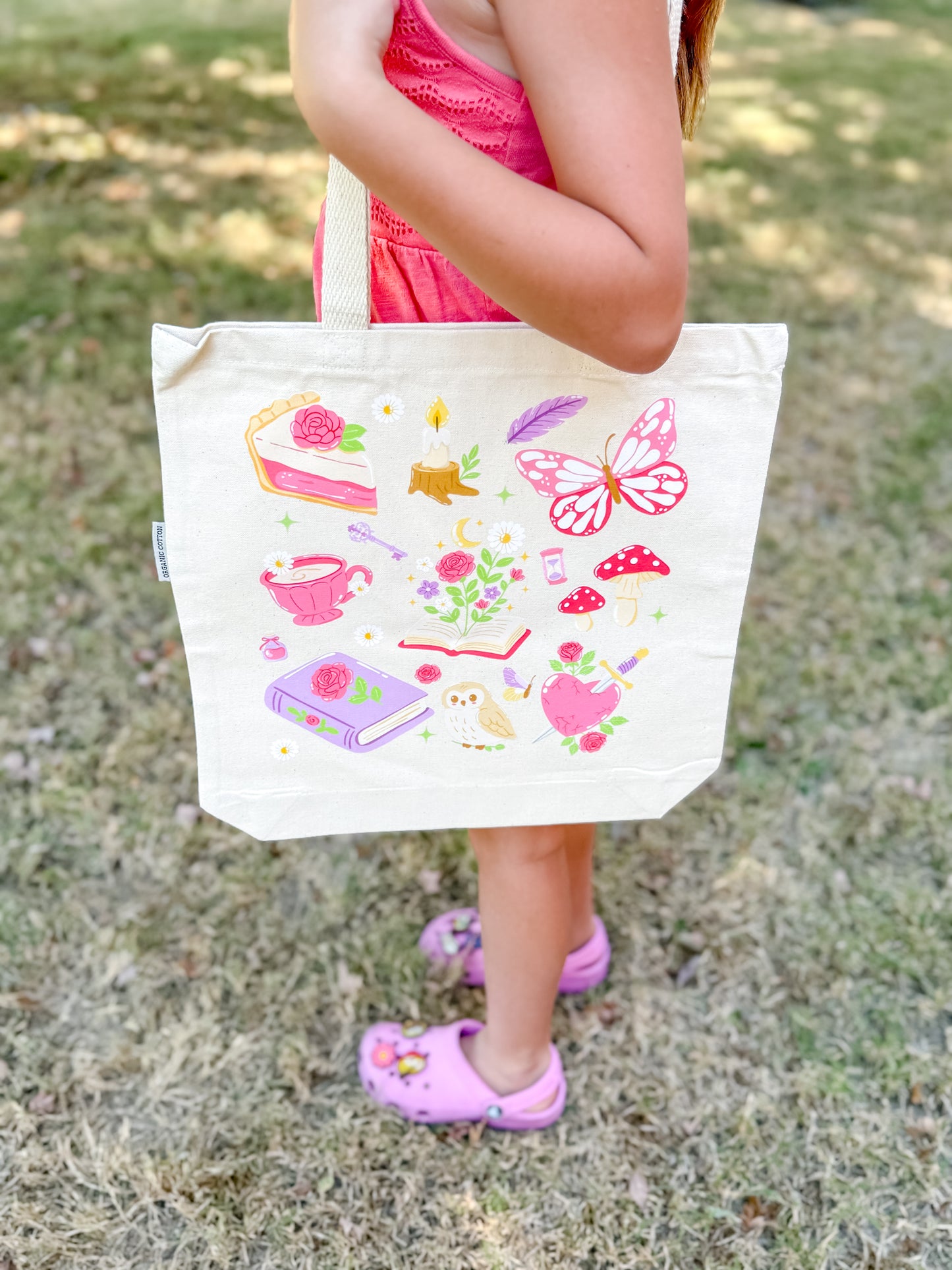 Whimsical Romantasy Canvas Tote Bag