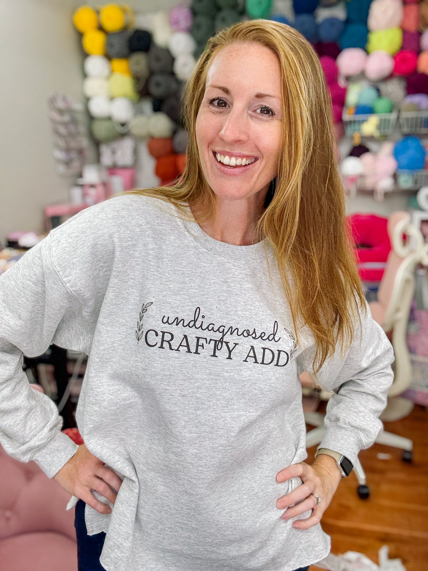 Undiagnosed Crafty ADD Sweatshirt