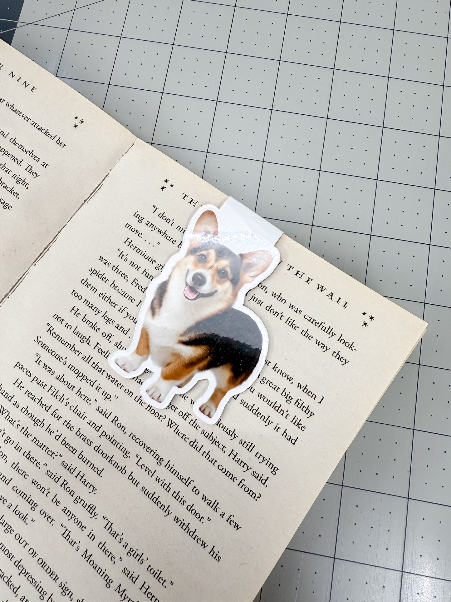 Black and Tan Corgi Magnetic Bookmark