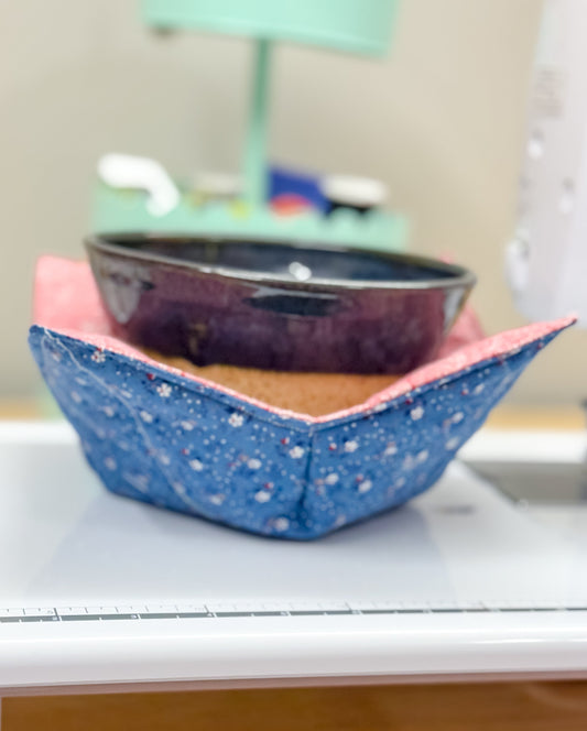 Reversible Fabric Bowl Cozies