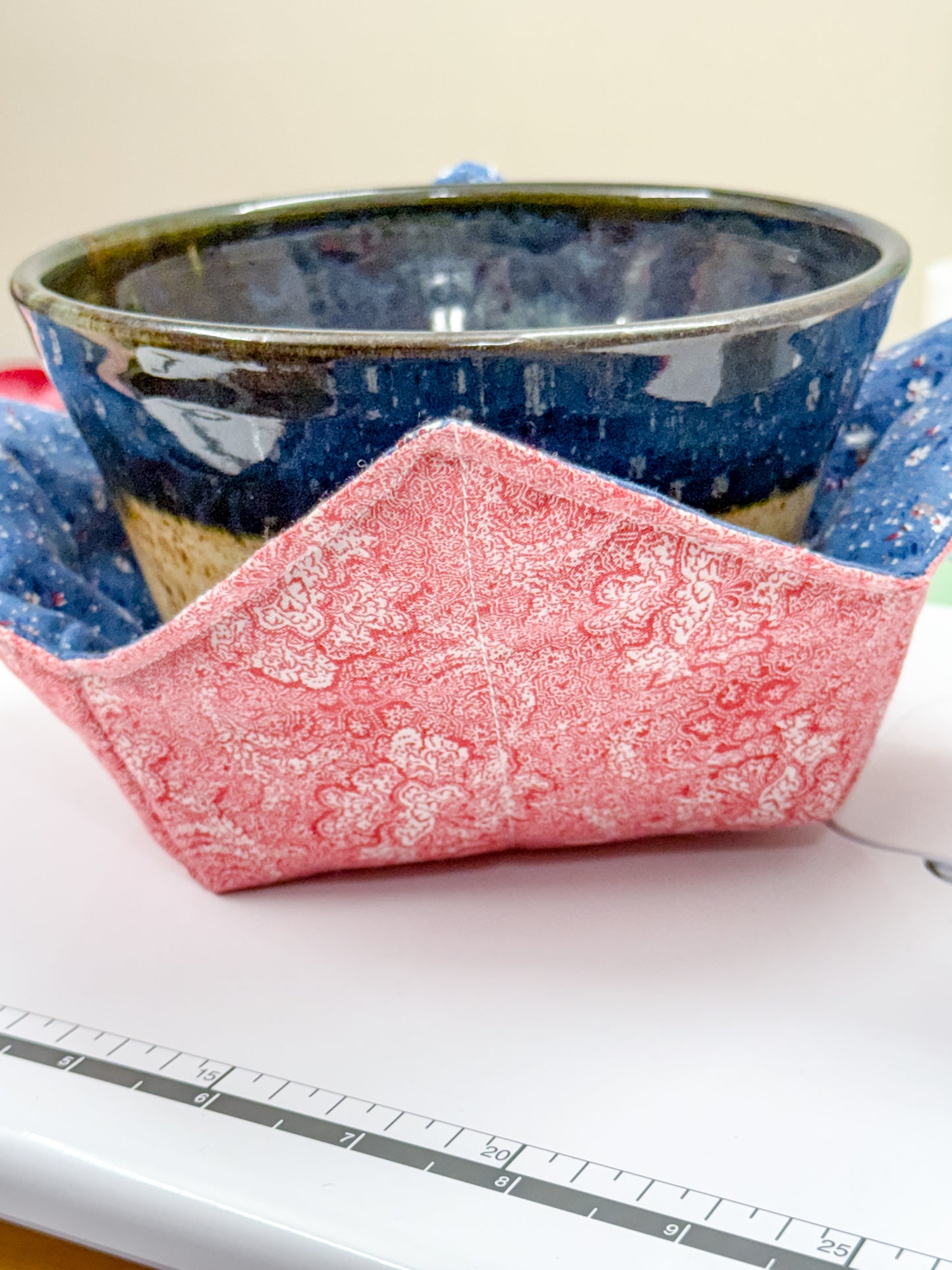 Reversible Fabric Bowl Cozies
