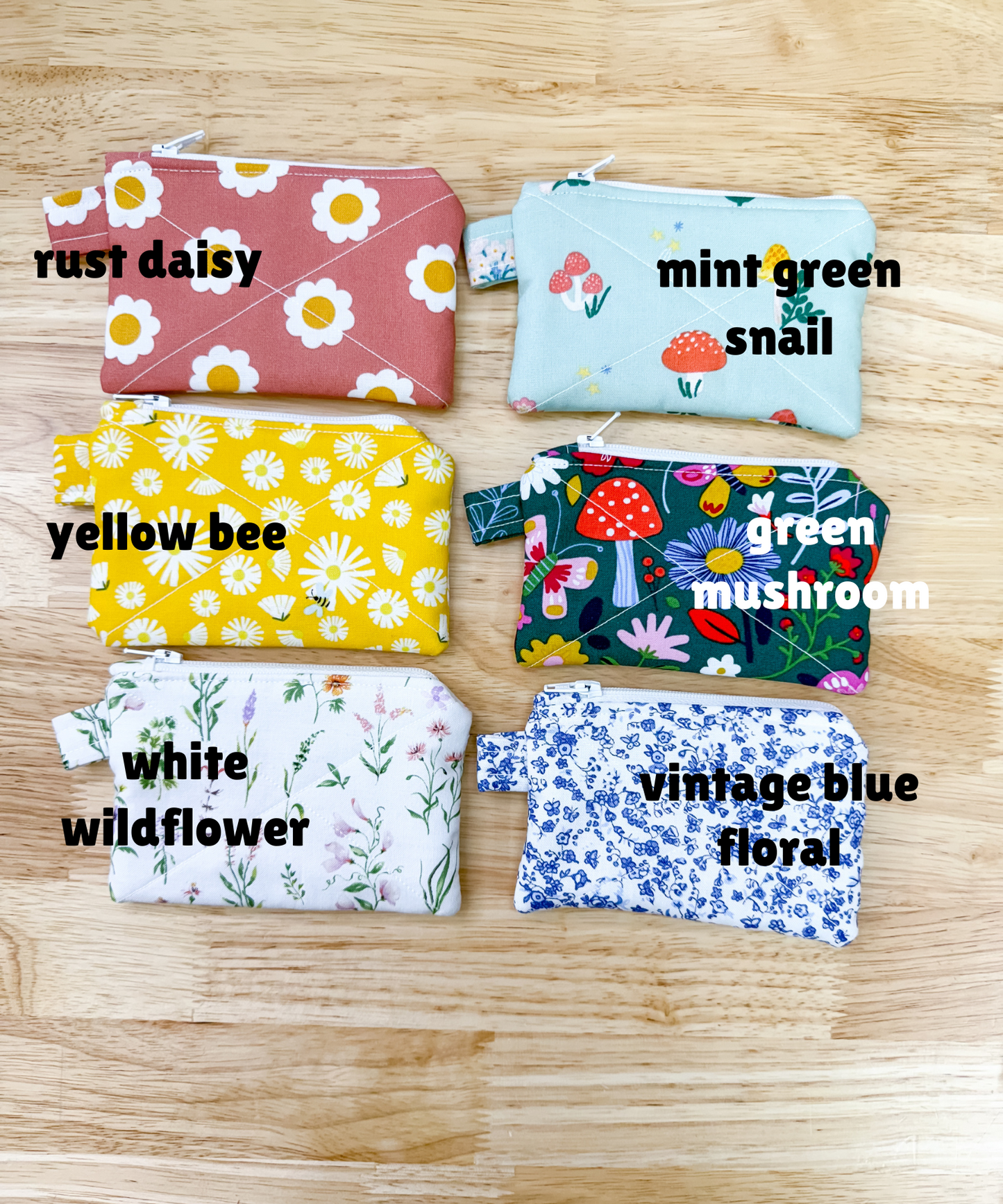 Mini Wallet Quilted Pouch