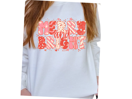Merry & Bright Sweatshirt SMALL