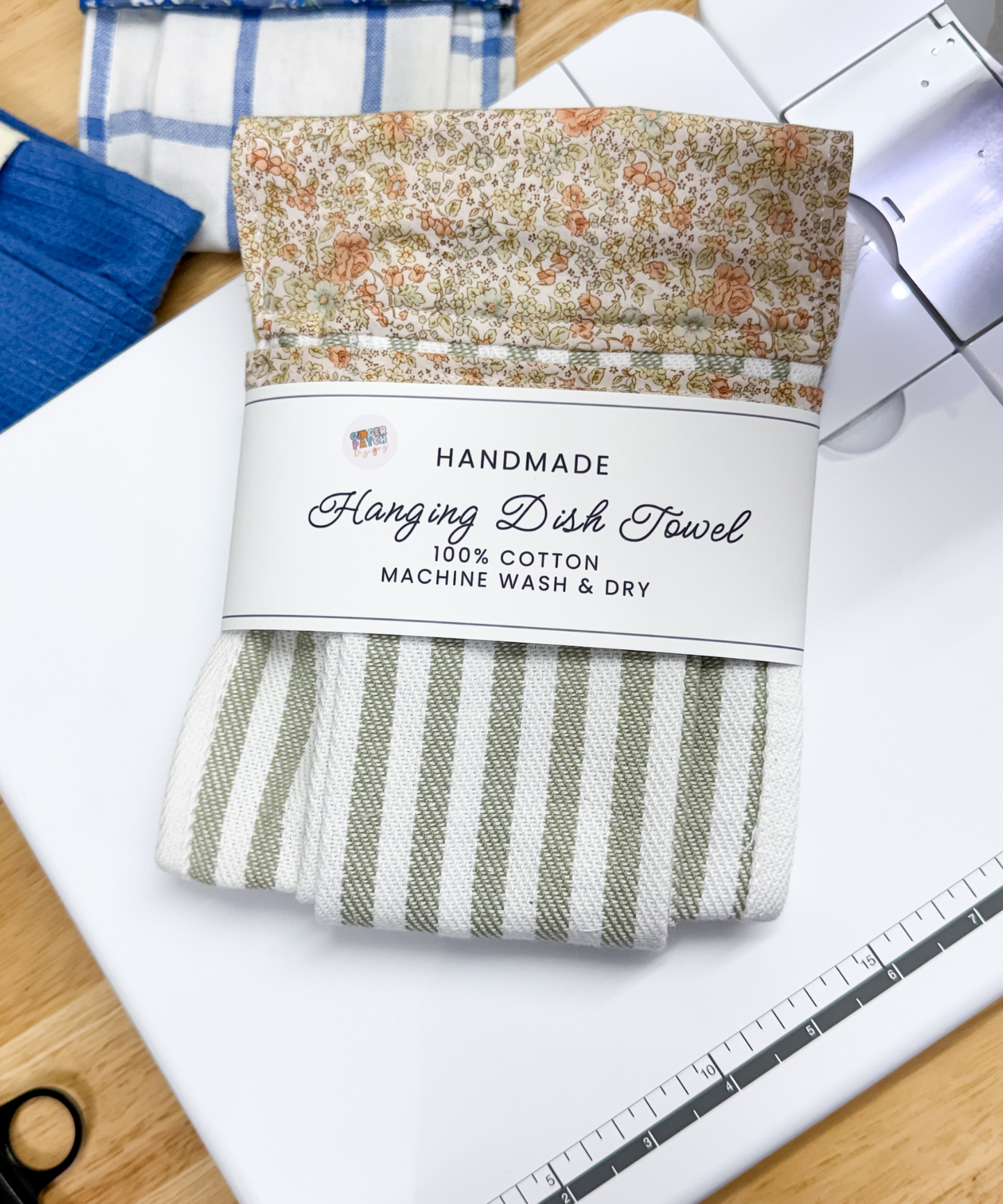 PRINTED LABELS Dish Towel Wrap Labels 11x14"