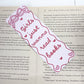 Girls Just Wanna Read Books Bow Matte Bookmark