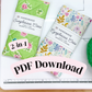 PRINTABLE Sunglasses & Eyeglasses Case Wrap Labels | Downloadable PDF