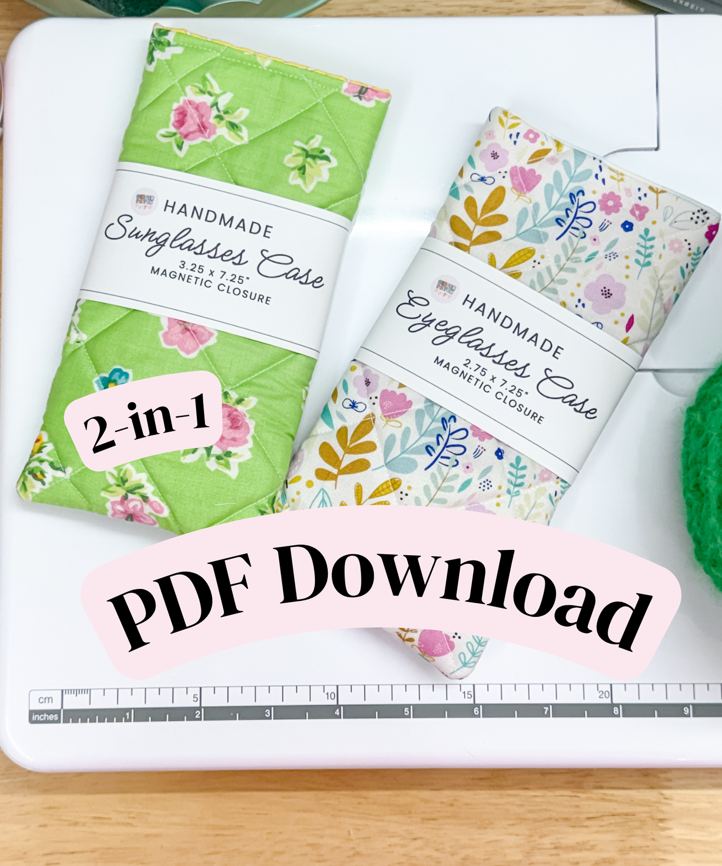 PRINTABLE Sunglasses & Eyeglasses Case Wrap Labels | Downloadable PDF