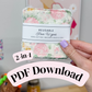 2-in-1 PDF DOWNLOAD Face Wipe Wrap Labels | PRINTABLE LABELS