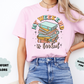 My Weekend is Booked T-Shirt, Cute Book Stack Tee, Comfort Colors