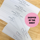 PRINTED LABELS Bag Holder Wrap Labels