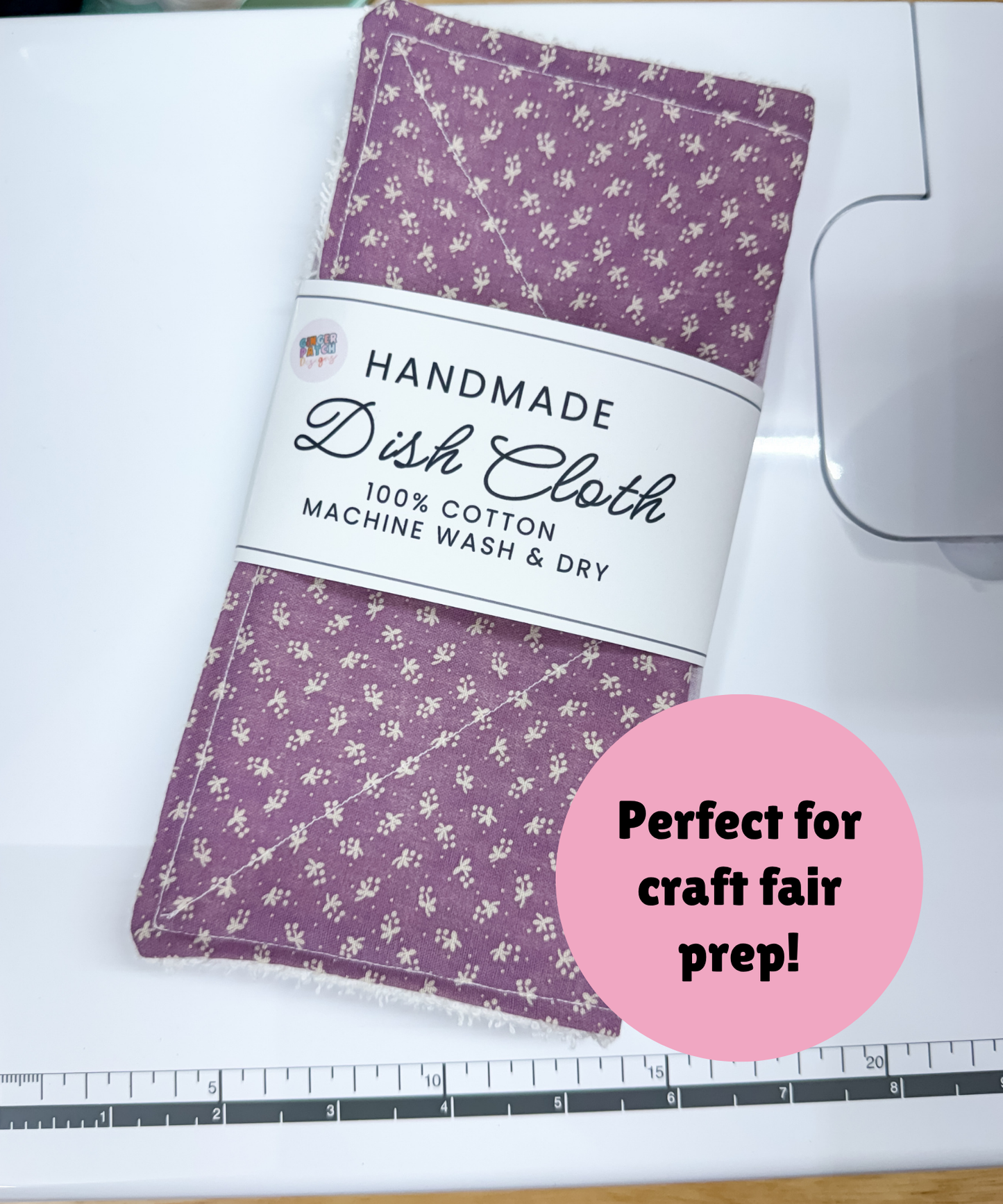 PRINTED LABELS Dish Cloth Wrap Labels