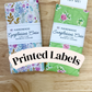 PRINTED LABELS Sunglasses Case Wrap Labels