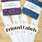 PRINTED LABELS Jar Gripper Wrap Labels