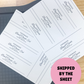 PRINTED LABELS Casserole Cover Wrap Labels