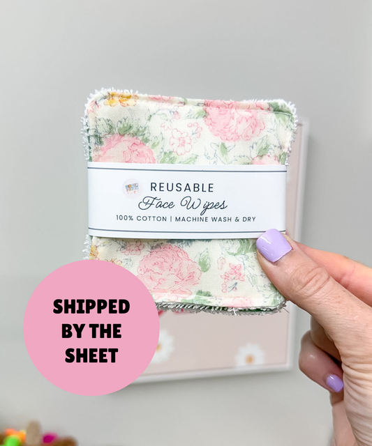 PRINTED LABELS Face Wipes Wrap Labels