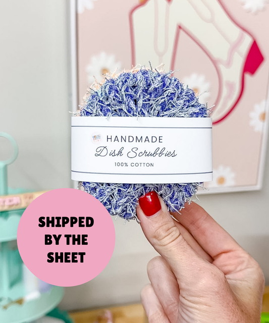 PRINTED LABELS Dish Scrubbies Wrap Labels