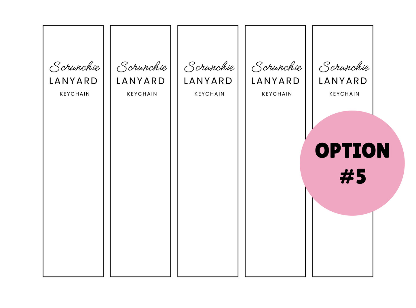PRINTED LABELS Scrunchie BUNDLE Wrap Labels