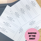 PRINTED LABELS Jar Cover Wrap Labels