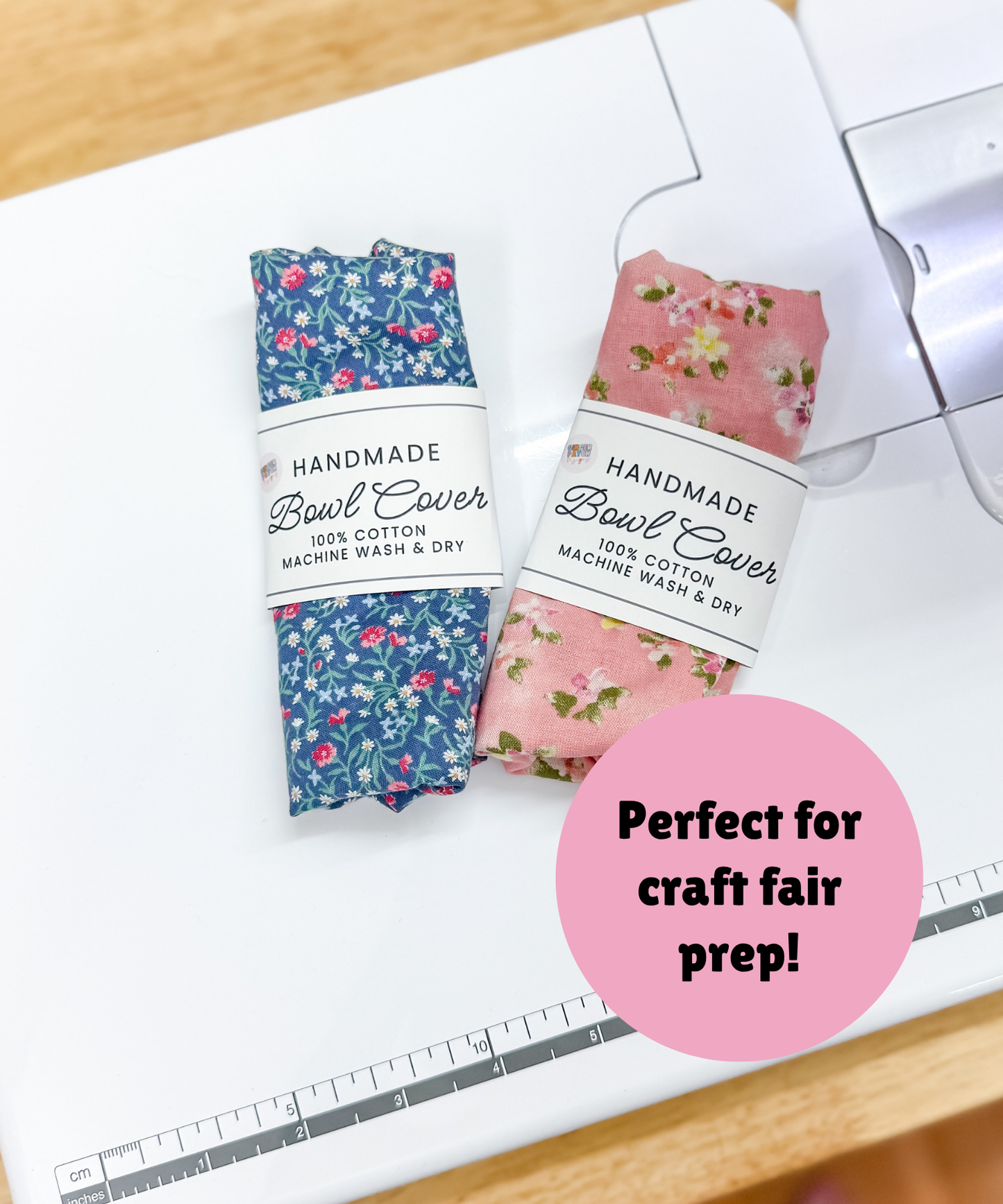 PRINTED LABELS Bowl Cover Wrap Labels