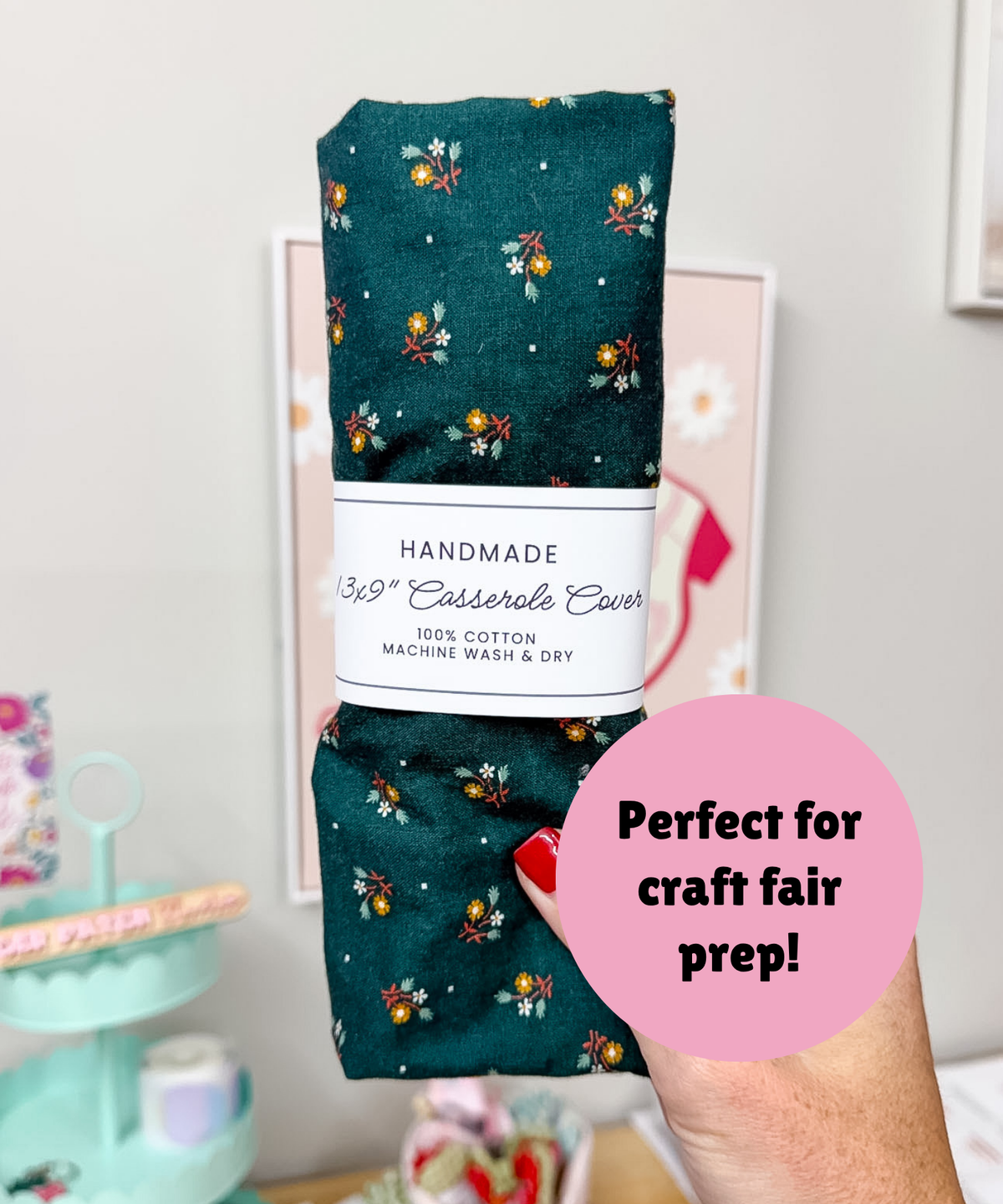 PRINTED LABELS Casserole Cover Wrap Labels