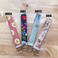 Trendy Quilted Fabric Keychains