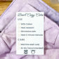 EDITABLE 3-in-1 Bowl Cozy Product Labels | Wrap Labels, Care Card & Fold Card | Edit in Canva