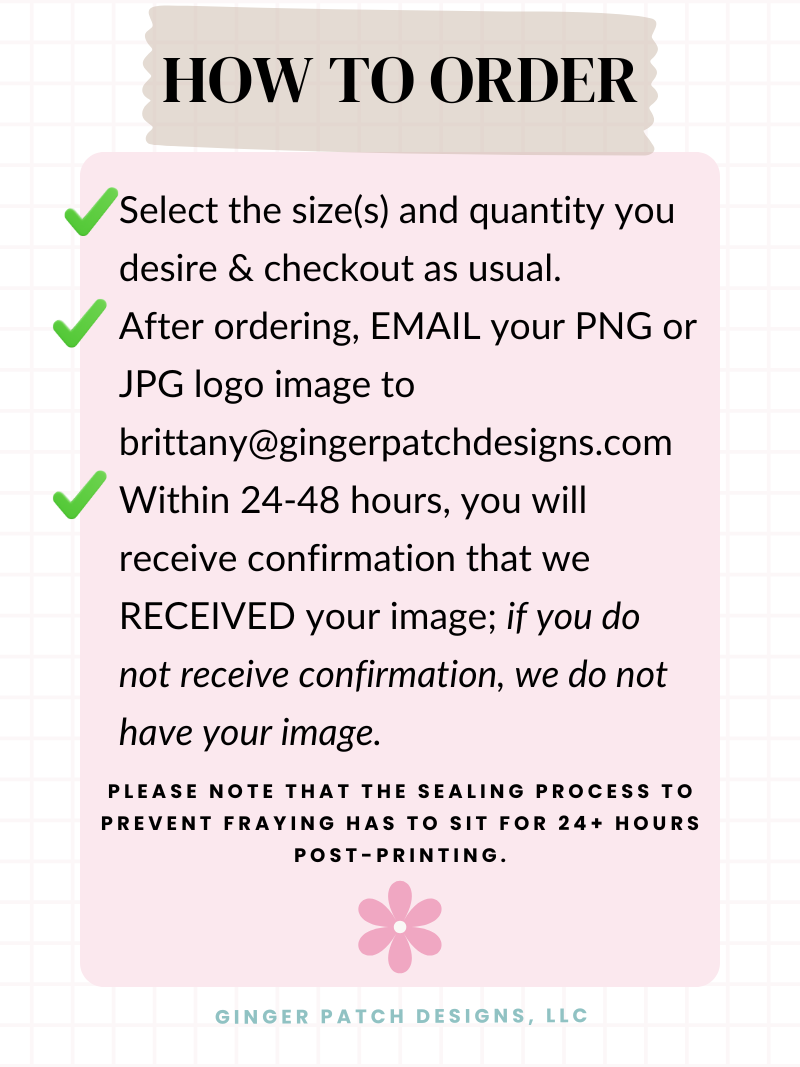 Custom 100% Cotton Canvas Sew-In Fabric Tags