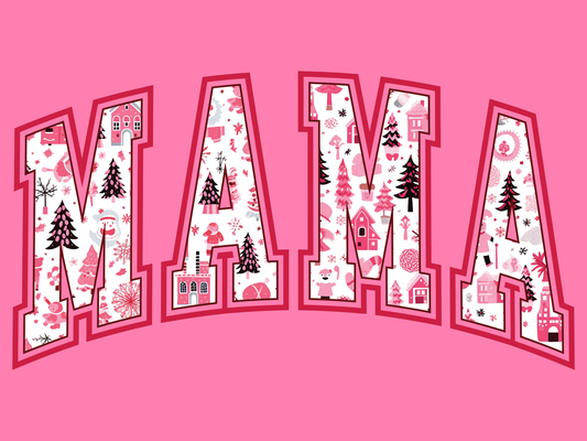 MAMA Christmas Pink Sweatshirt