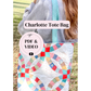 Charlotte Quilted Tote Bag Sewing Pattern | PDF Instant Download + Video Tutorial