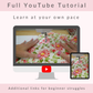 Daisy Mae Pocket Tote Pattern | PDF Instant Download + Video Tutorial Access