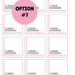 PRINTED LABELS Corner Bookmark Card Labels