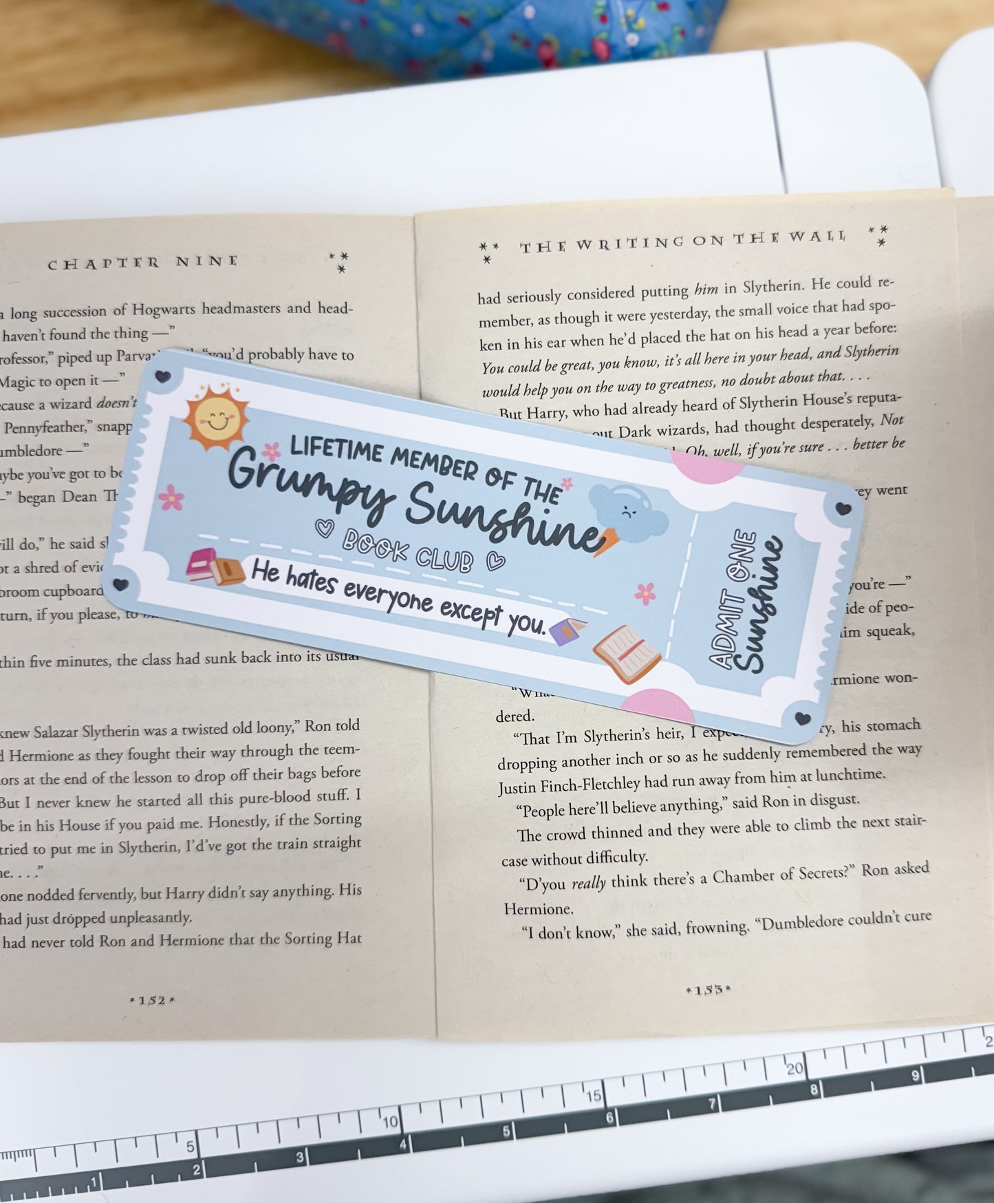 Grumpy Sunshine Matte Bookmark