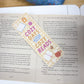 Cozy Days Cozy Reads Yellow Matte Bookmark