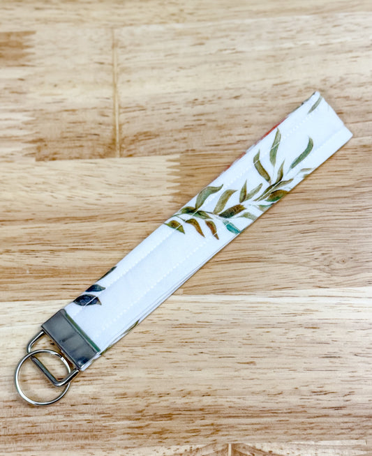 Boho Blush Quilted Keychain