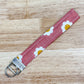 Retro Daisy Quilted Keychain