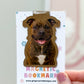 Brindle Pit Bull Magnetic Bookmark