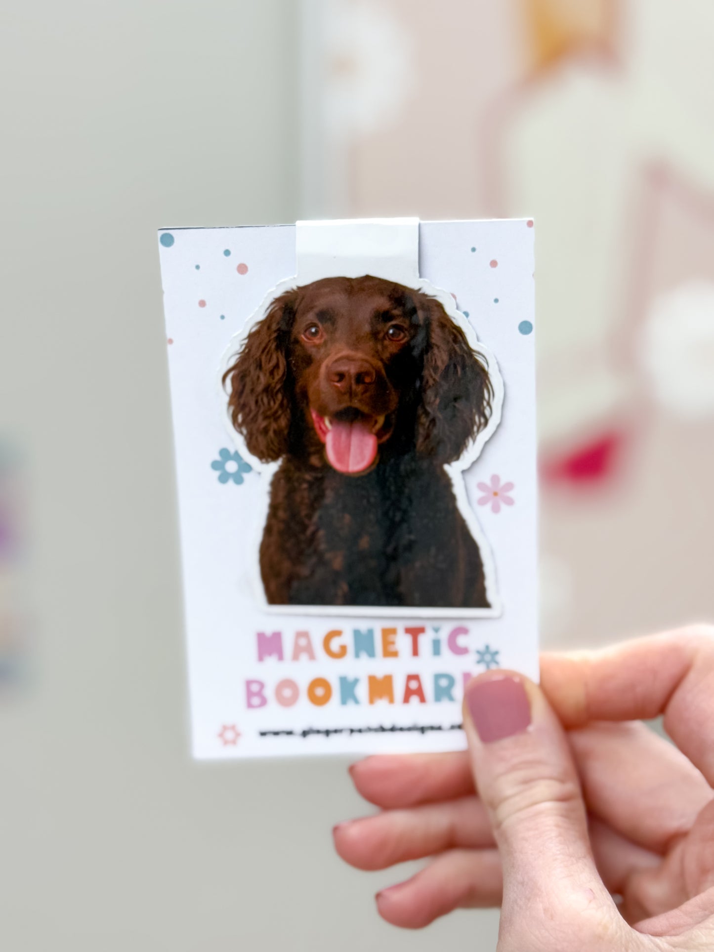 Boykin Spaniel Magnetic Bookmark