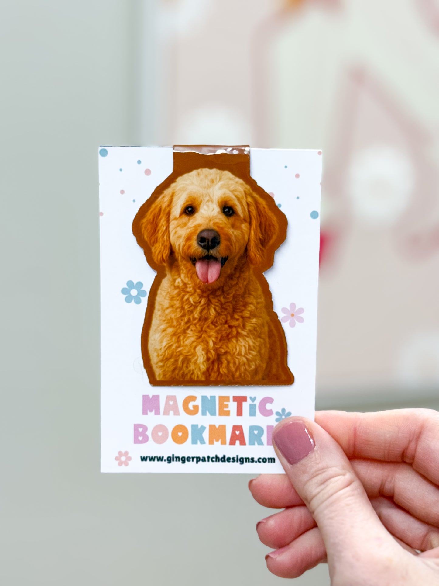 Goldendoodle Magnetic Bookmark