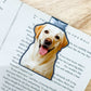 Yellow Labrador Retriever Magnetic Bookmark