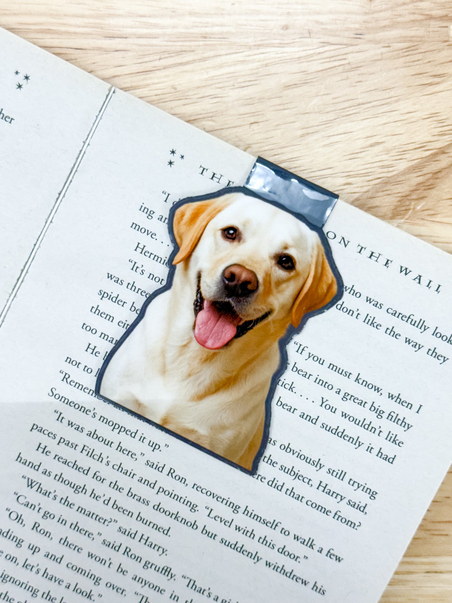 Yellow Labrador Retriever Magnetic Bookmark