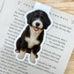Black & White Bernedoodle Magnetic Bookmark
