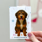 Sable Bernedoodle Magnetic Bookmark