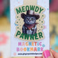 Meowdy Pawner Magnetic Bookmark, Funny Cat Bookmarks