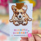 Corgi Magnetic Bookmark, Dog Bookmarks