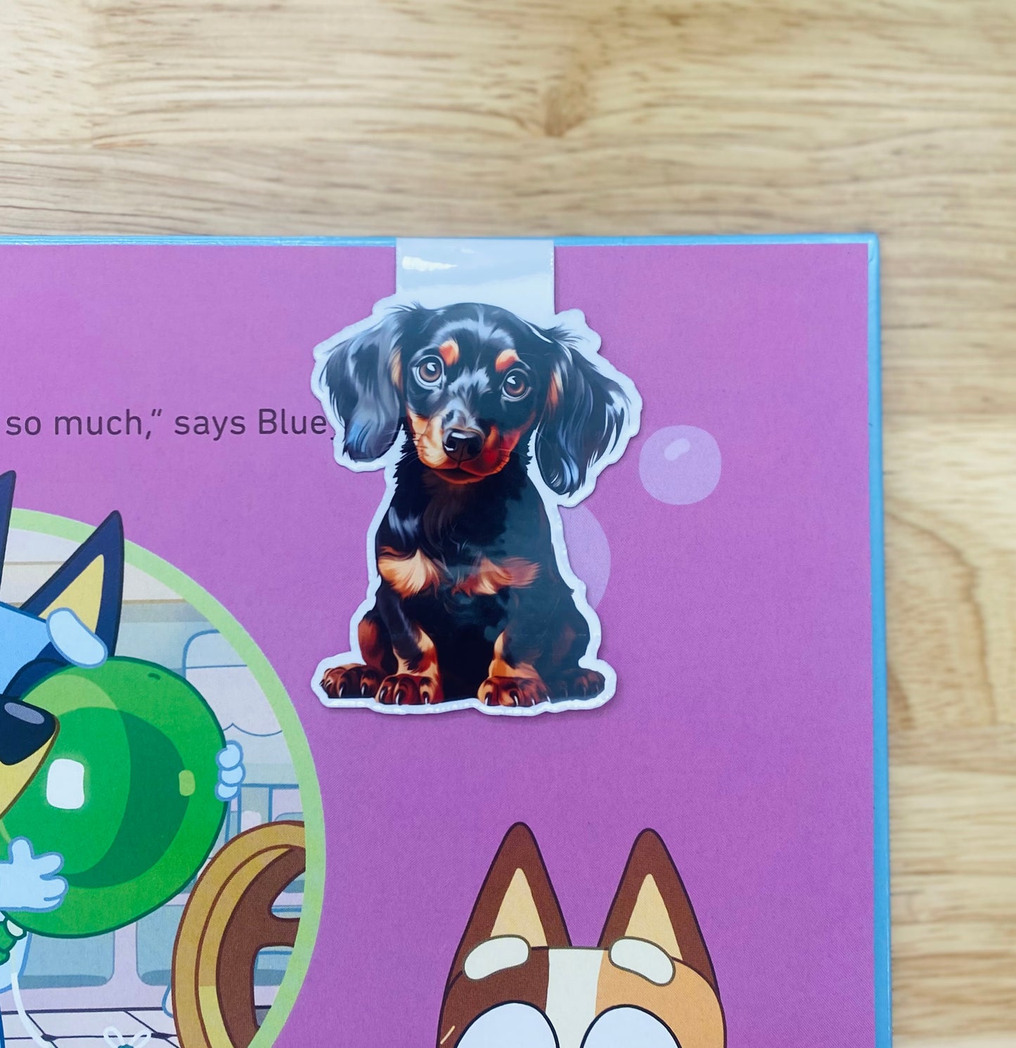 Dachshund Magnetic Bookmark, Dog Bookmarks